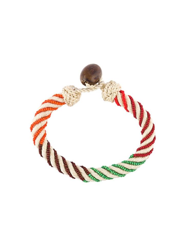 Aurelie Bidermann 'maya' Beaded Bracelet, Women's, White