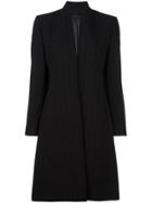 Jean Paul Gaultier Vintage Long Pinstriped Jacket - Black