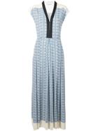 Philosophy Di Lorenzo Serafini Paisley Print Long Dress - Neutrals