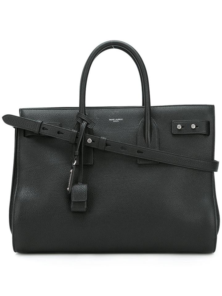 Saint Laurent - Sac Du Jour Tote - Women - Calf Leather - One Size, Black, Calf Leather
