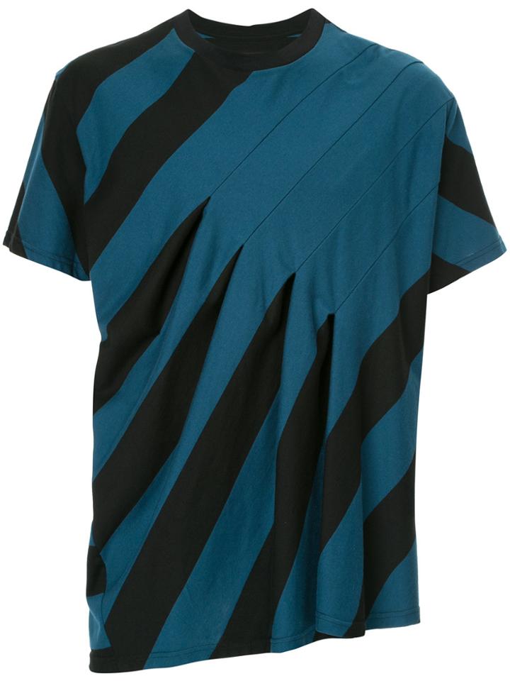 Yoshiokubo Blind Border T-shirt - Blue