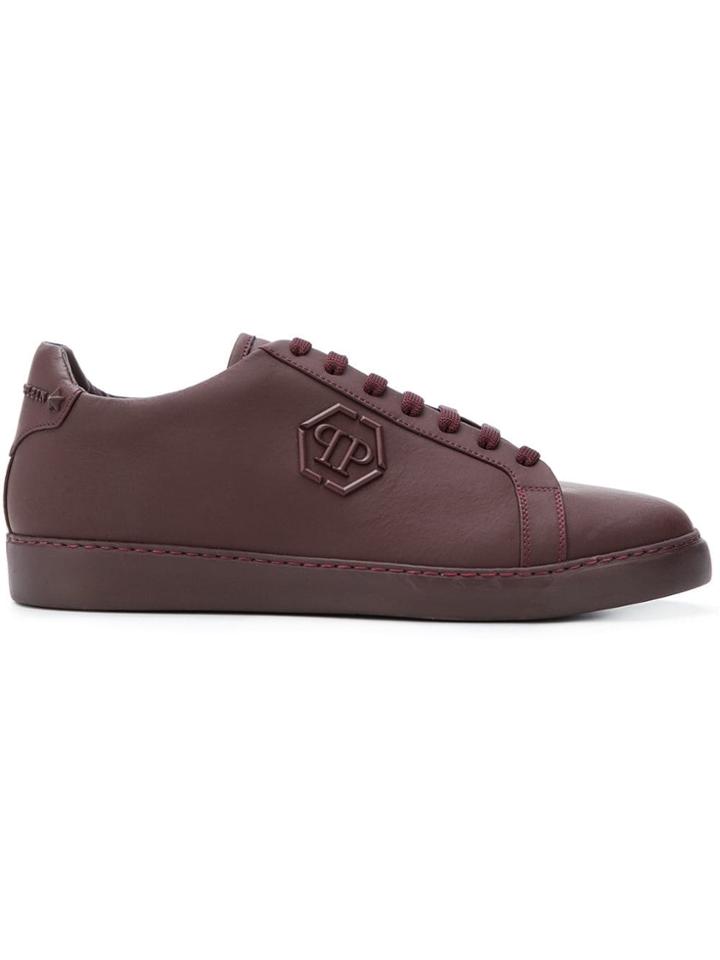 Philipp Plein Logo Plaque Low-top Sneakers - Pink