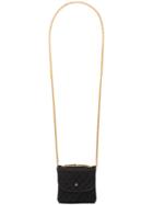 Chanel Vintage Quilted Mini Bag Necklace - Black
