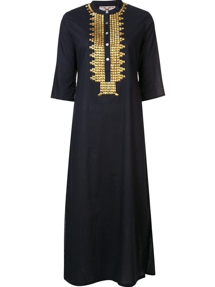 Figue 'thandie' Sequinned Kaftan Dress
