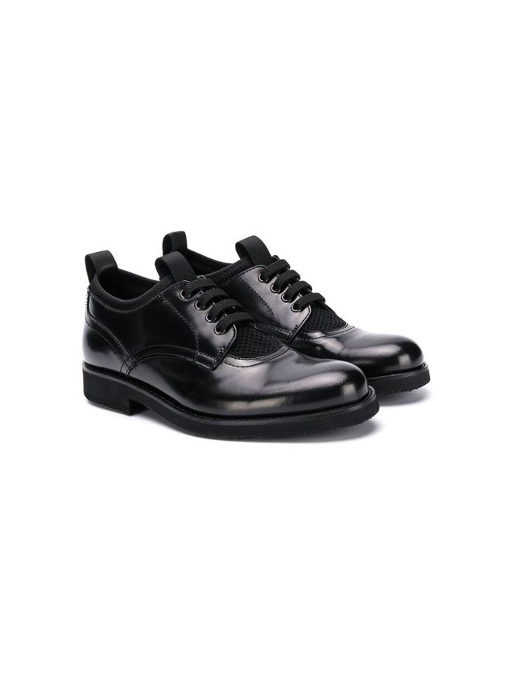 Gallucci Kids Teen Lace-up Brogues - Black
