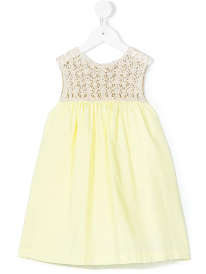 Knot - Crochet Dress - Kids - Cotton - 8 Yrs, Yellow/orange