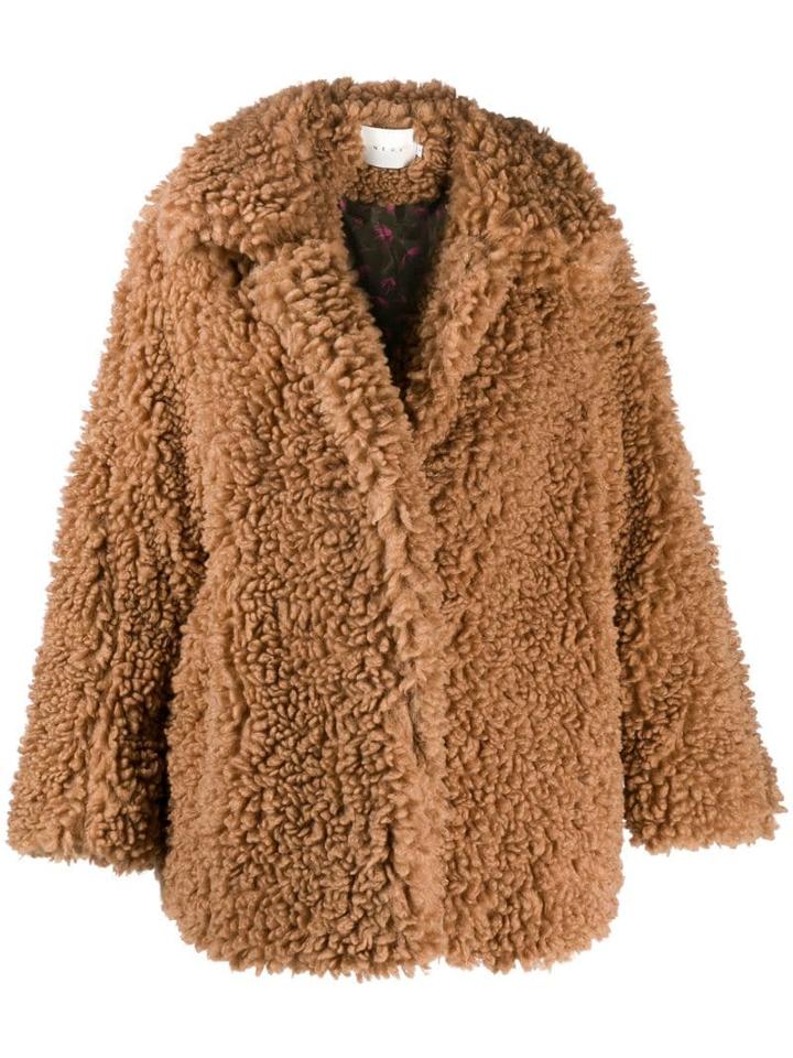 Neul Oversized Faux-shearling Jacket - Neutrals