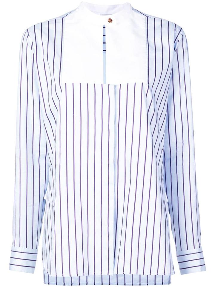 Rosetta Getty Striped Blouse - Blue