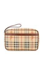 Burberry Pre-owned Check Clutch Hand Bag - Brown