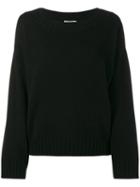Vince Crew Neck Sweater, Women's, Size: Xs, Black, Cashmere