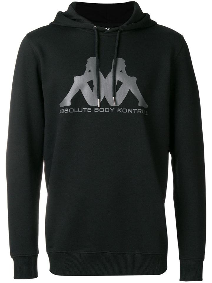 Kappa Kontroll Logo Print Hoodie - Black