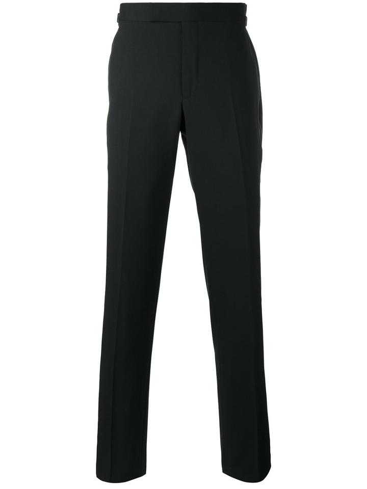 Tom Ford - Side Stripe Tailored Trousers - Men - Cupro/wool - 52, Black, Cupro/wool