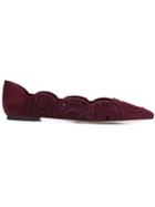 Tory Burch Laser Cut Ballerinas