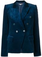 Stella Mccartney Cord Double-breasted Blazer - Blue
