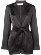 Fleur Du Mal Mini Tux Playsuit - Black