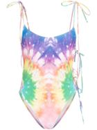 Ack Tintarella Tie-dye Swimsuit - Orange