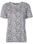 Derek Lam Poppy Print Cotton Jersey T-shirt - Black