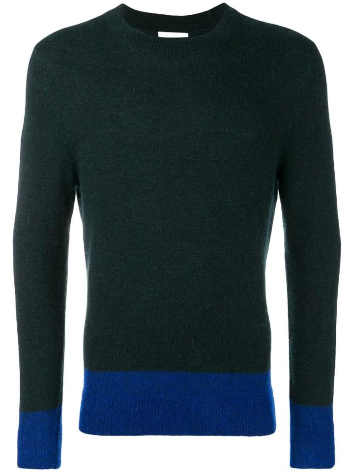 Ck Calvin Klein Colour Block Jumper - Green