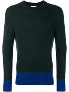 Ck Calvin Klein Colour Block Jumper - Green