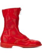 Guidi Zip Up Boots, Women's, Size: 35, Red, Horse Leather/leather