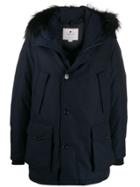 Woolrich Arctic Padded Parka Coat - Blue