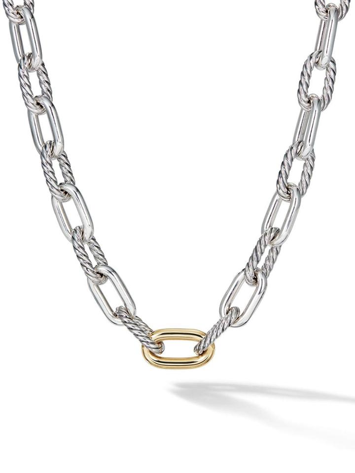 David Yurman 18kt Yellow Gold Dy Madison Large 13.5mm Necklace - S8