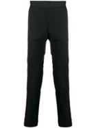 Les Hommes Urban Stripe Detail Track Pants - Black