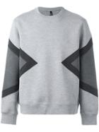 Neil Barrett Geometric Printed Sweatshirt - Grey