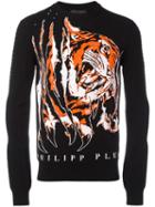 Philipp Plein Next Jumper, Men's, Size: Large, Black, Viscose/polyester/cotton