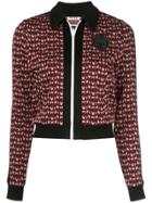 Miu Miu Monogram Zipped Sweatshirt - Multicolour