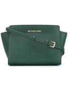 Michael Michael Kors Medium 'selma' Crossbody Bag, Women's, Green, Leather