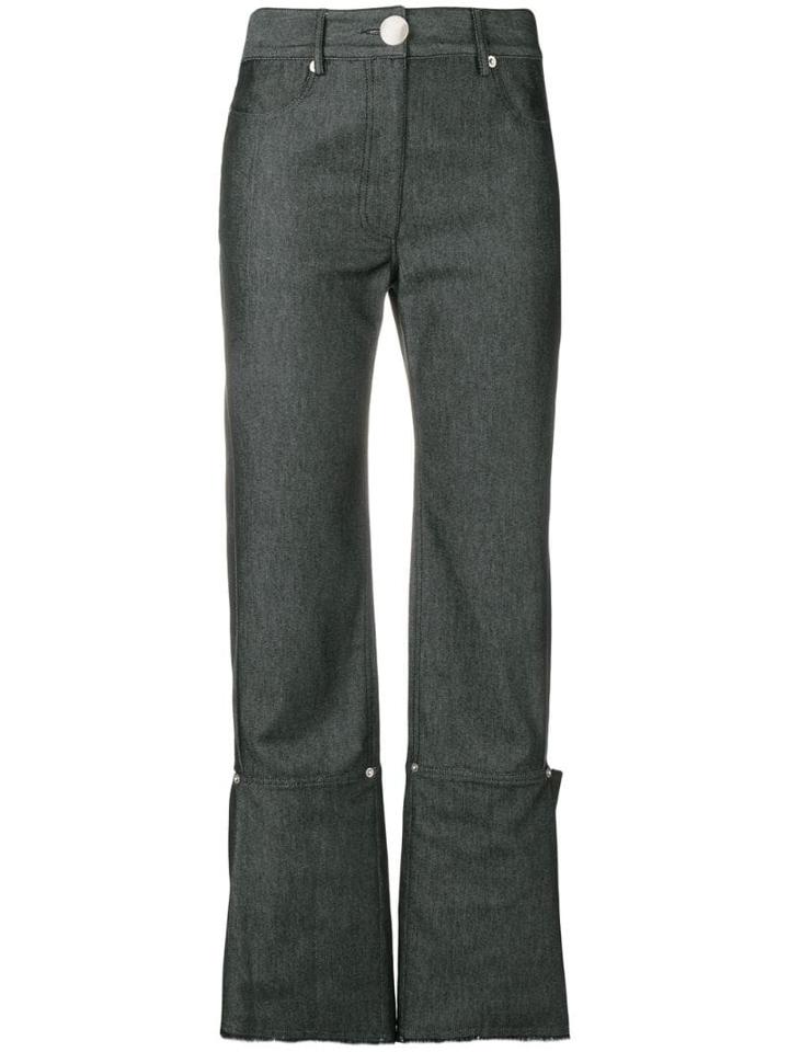 Eudon Choi Cuff Detail Trousers - Black