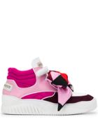 Emilio Pucci Colourblock Hi-top Sneakers - Pink