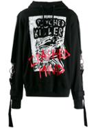 Faith Connexion Oversized 'psyched Killer' Hoodie - Black