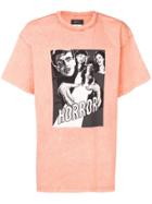 Paura Printed Crew Neck T-shirt - Orange