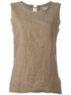 Majestic Filatures Loose-fit Tank, Women's, Size: Iii, Green, Cotton/linen/flax