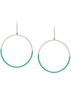 Isabel Marant Circle Drop Earrings - Green