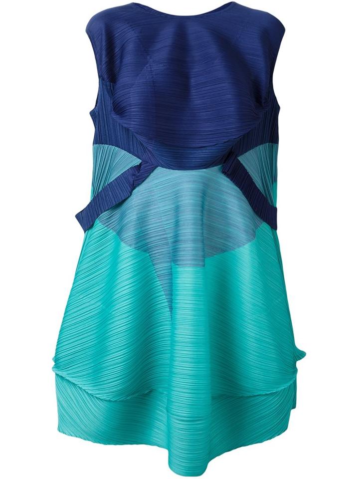 Pleats Please By Issey Miyake Sleeveless Oversized Dress
