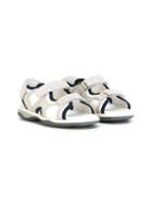 Hogan Kids Velcro Fastening Sandals, Boy's, Size: 24, White