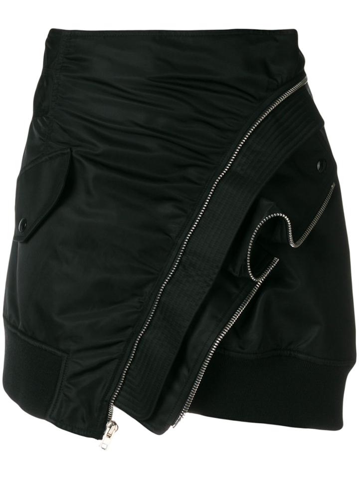Alexander Wang Deconstructed Bomber Skirt - Black