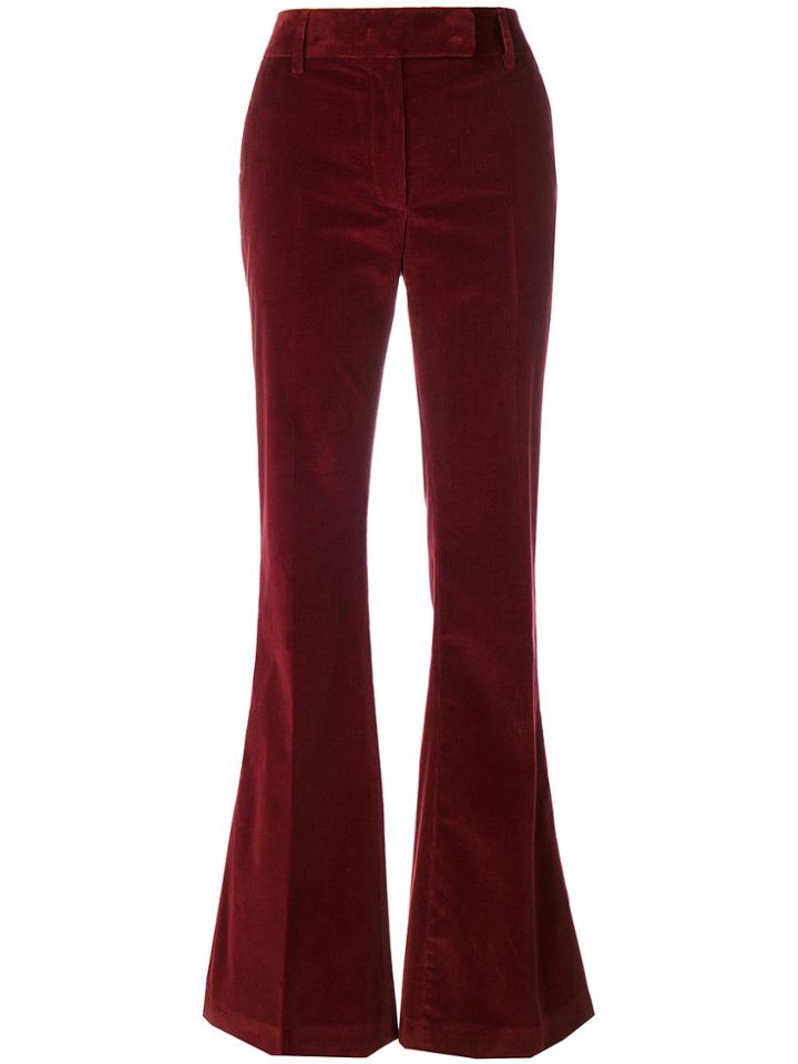 Prada Velvet Style Flared Trousers