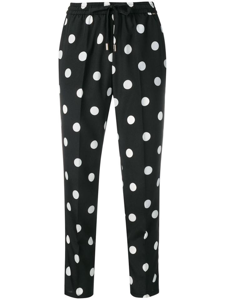 Liu Jo Polka Dot Trousers - Black