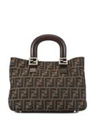 Fendi Pre-owned Zucca Pattern Hand Tote Bag - Brown