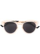 Dior Eyewear 'dior Enigme' Sunglasses - Metallic