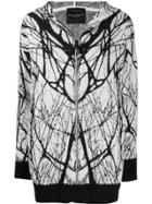Erika Cavallini Intarsia Zipped Cardigan - White