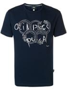 Cavalli Class Olympic Print T-shirt - Blue