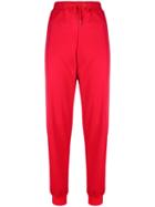 Versace Logo Track Pants - Red