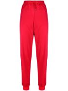 Versace Logo Track Pants - Red