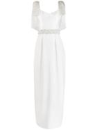 Parlor Straight Long Dress - White