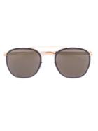 Mykita - Keaton Sunglasses - Unisex - Steel - One Size, Black, Steel